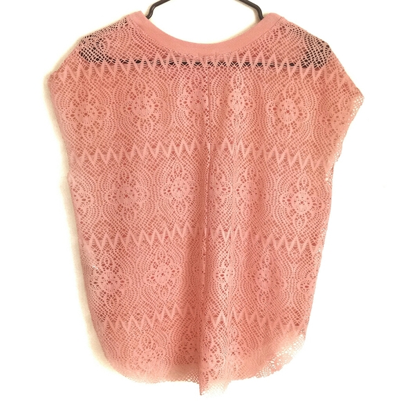 Hollister Floral Mesh/Lace Top - Picture 4 of 8